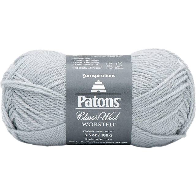 Patons Classic Wool Yarn-Cool Gray 244077-77791