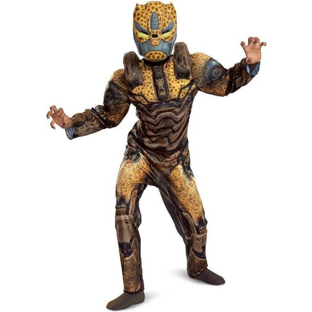 Transformers Rise of the Beasts Cheetor Costume for Kids - Gray&#47;Orange&#47;Brown (7/8)