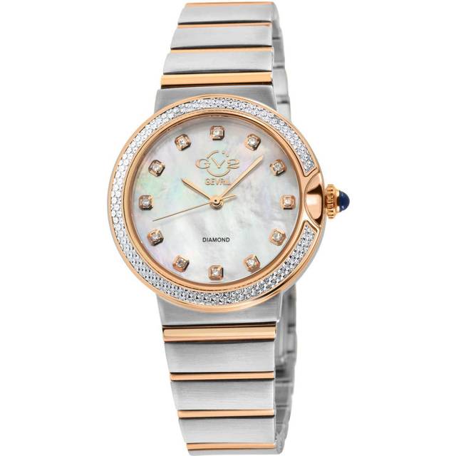 Gv2 Sorrento, Swiss Quartz Watch, White Mop Dial, 316L Stainless Steel, And Sapphire Crystal - Multi - One Size