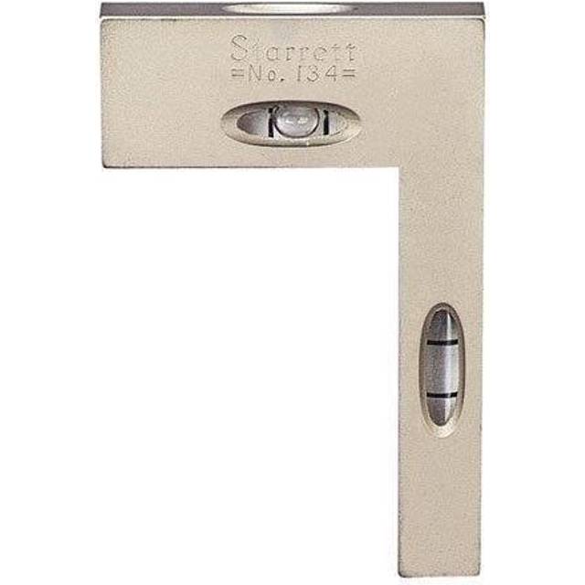 Starrett Cross Test Level and Plumb  Cast Iron  Satin Nickel Finish  Precision Tool for Machinery Setup  3x0.5x0.5 Inches  24-30 Minutes Accuracy - 13