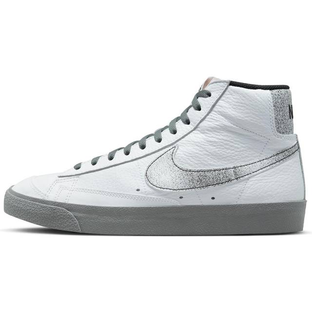 Nike Blazer Mid 77 Emb Mens White Trainers - Size UK 8
