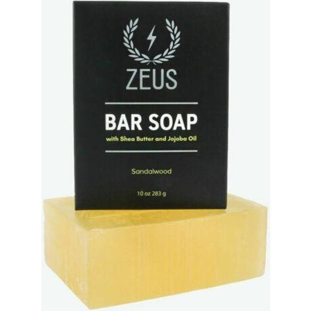 ZEUS Body & Face Bar Soap  Natural Skin Hydrating & Balancing Soap for Face & Body Wash (Made in USA) Sandalwood