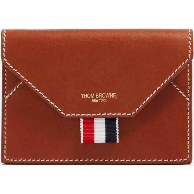Thom Browne Vacchetta Envelope Leather Cardholder - Tan
