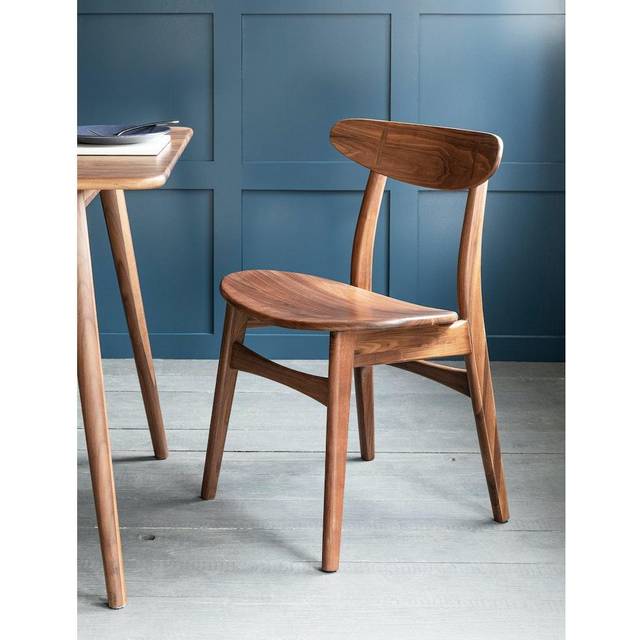 Kerry Solid Walnut Dining Chair