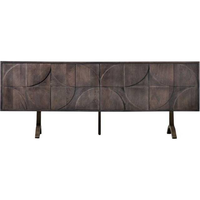 Crossland Grove Amit 4 Door Sideboard, Grey