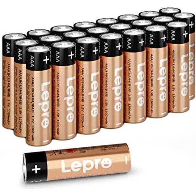 Lepro AAA Alkaline Batteries 24 Pack, 1200mAh Triple A Battery with Anti-Leakage Technology, High Capacity, Long Lasting Power, 1.5 Volt LR03 MN2400