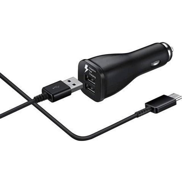Samsung Super Fast Dual Car Charger 45w + 15w Dual Ports Usb-c Usb-a Ep-l5300xbe