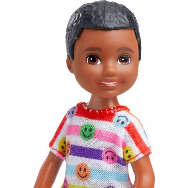 Chelsea Doll, Small Boy Doll Wearing Removable Romper and Shoes with Brown Hair & Brown Eyes Blue Eyes, HNY58