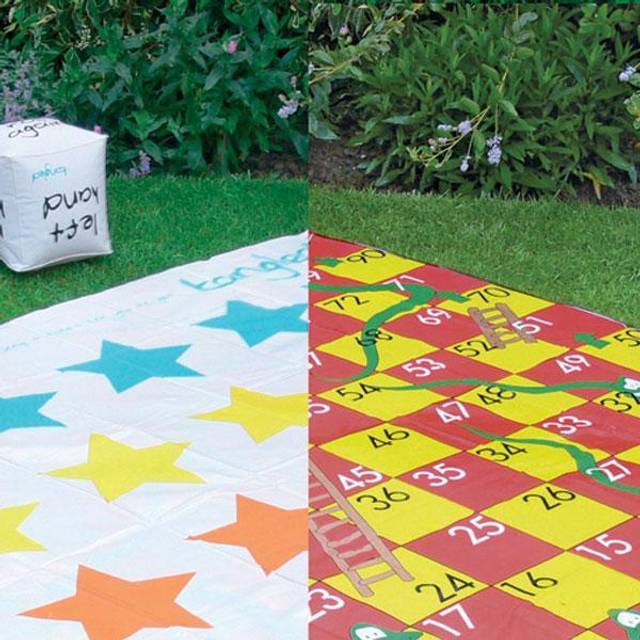 Giant Snakes & Ladders & Tangled Garden Game