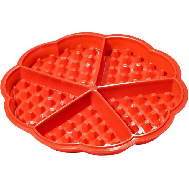Moule en silicone - GENERIC - Gaufres et gâteaux - Rouge - 17,5 x 1,5 cm - Résistant à la chaleur -40 à 220°C
