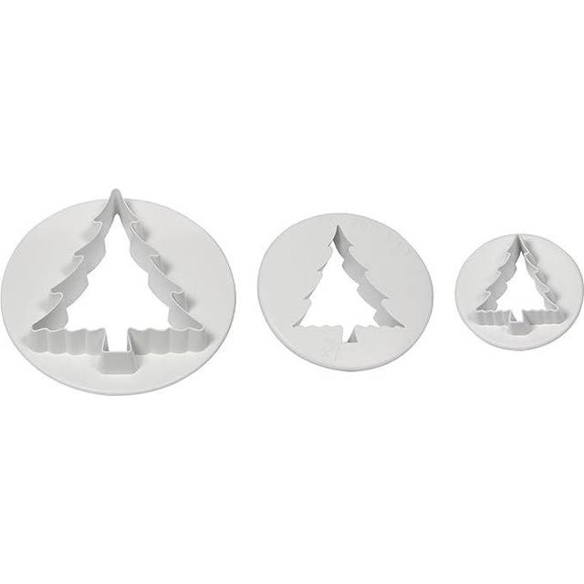 Christmas tree cookie cutter cake 3 set pme baking sugarcraft decorating .