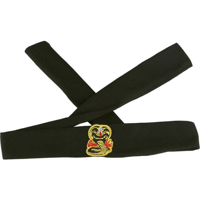 Karate Kid Cobra Kai Costume Headband for Adults - Black (One-Size)