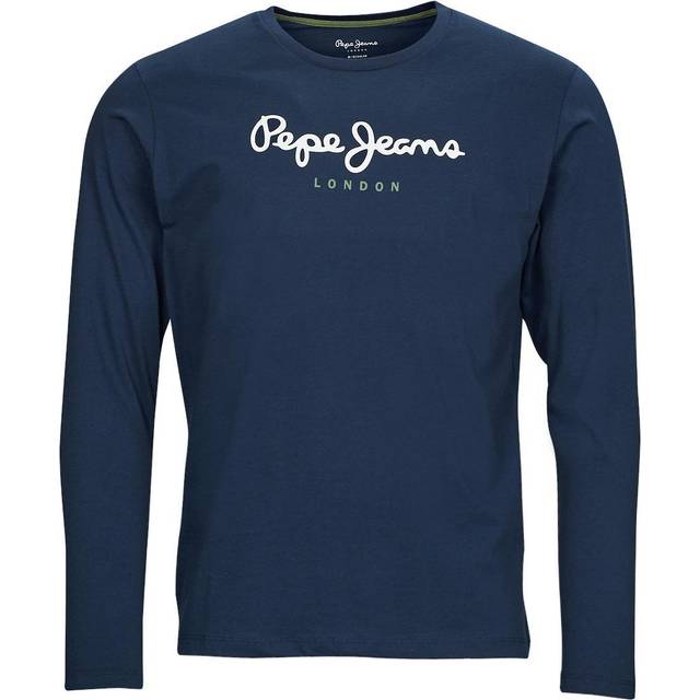 Long sleeve T-shirt Pepe Jeans Eggo N - Bleu - M