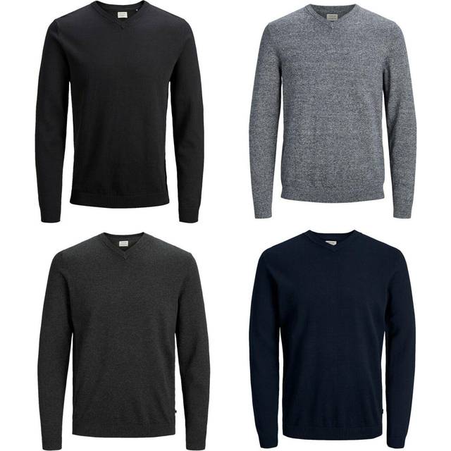 V-neck sweater Jack & Jones Basic - Noir - S
