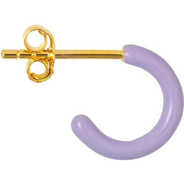 Lulu Copenhagen - Light Green Color Hoop Earring