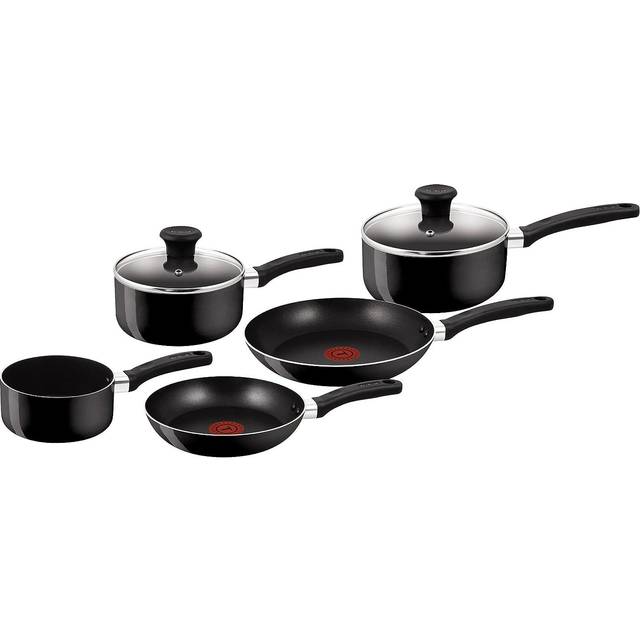 5 - Piece Non-Stick Aluminium Cookware Set - Black (5)