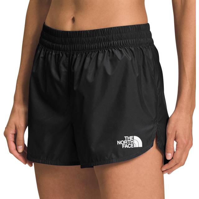 The North Face Limitless Run Short, Dam, Storlek L, Svart – Korta löparbyxor för optimal komfort och rörelsefrihet