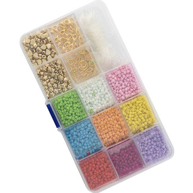 Craft Sensations Smykkeperler i boks karabinlås og tråd medfølger