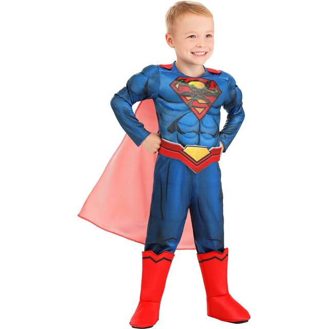 DC Superman Deluxe Toddler Costume - Red&#47;Blue (18MO)