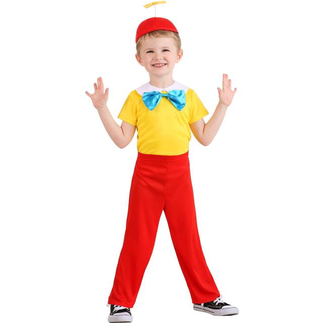 Zany Tweedle Dee/Dum Costume for Toddlers - Red&#47;Blue&#47;Yellow (4T)