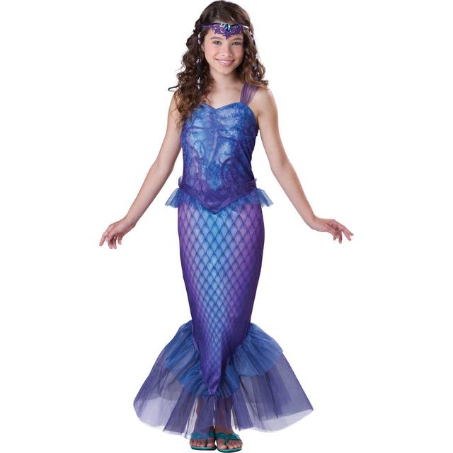 Tween Mysterious Mermaid Costume | Sea Creature Costumes - Blue&#47;Purple (L)