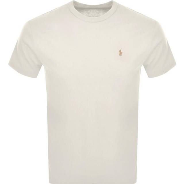 POLO RALPH LAUREN Classic Fit Jersey Crewneck T-Shirt |Kräm |XL
