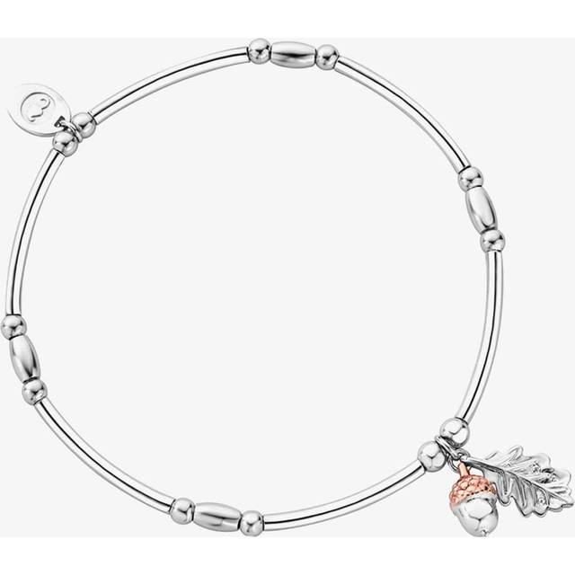 Royal Clogau® Sterling Silver Oak Leaf Affinity Bracelet with Topaz