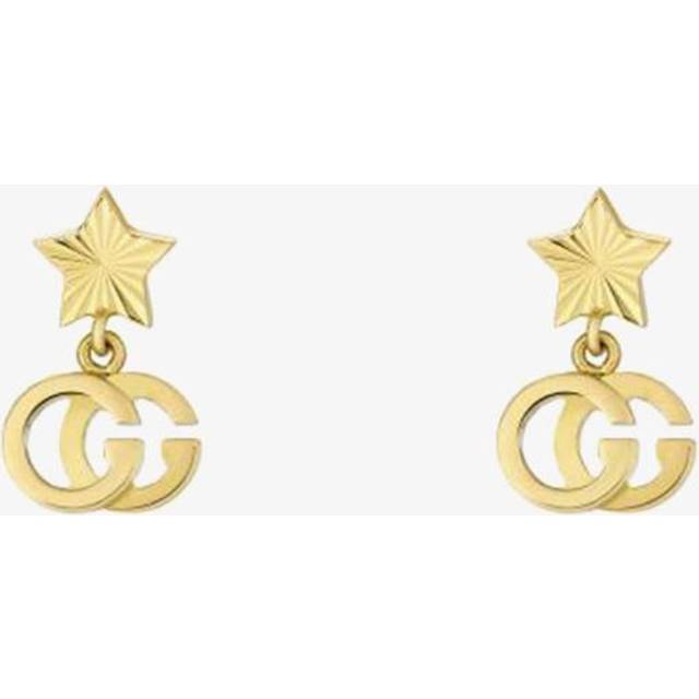 Gucci Interlocking 'G' Gold Star Drop Earrings YBD64860400100U