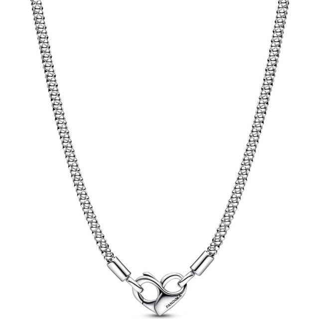 Pandora Moments Studded Chain Necklace - 45cm - Silver