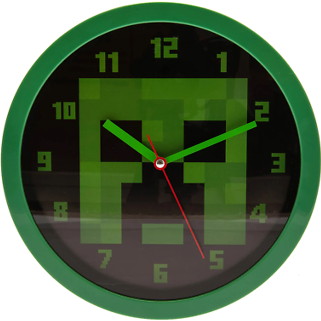 MINECRAFT Väggur