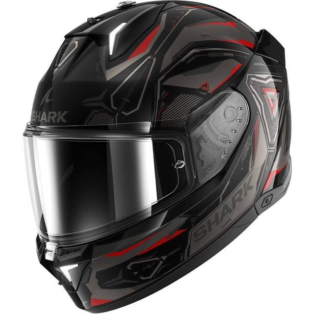 Shark Skwal i3 Linik, full face helmet , color: Black/Grey/Red , size: M