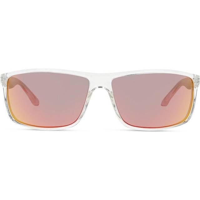 Transparent Frame Iridecent Lense Sunglasses 63mm - Multi (*)