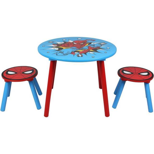 Marvel Spider-Man Bord och Stolar, Blå/Röd