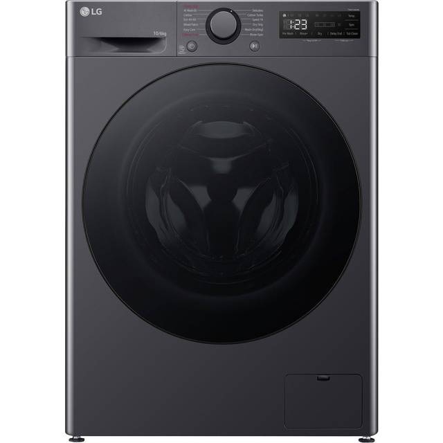 LG FWY606GBLN1 TurboWash™ 10Kg Wash 6Kg Dry 1400rpm Washer Dryer - Slate Grey - Graphite