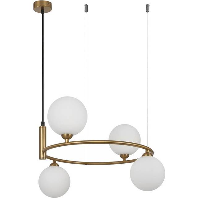 Maytoni Maytoni Ring Modern 4 Light Globe Pendant Ceiling Light Brass G9