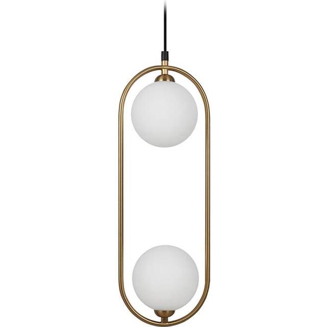 Maytoni Maytoni Ring Modern 2 Light Globe Pendant Ceiling Light Brass G9