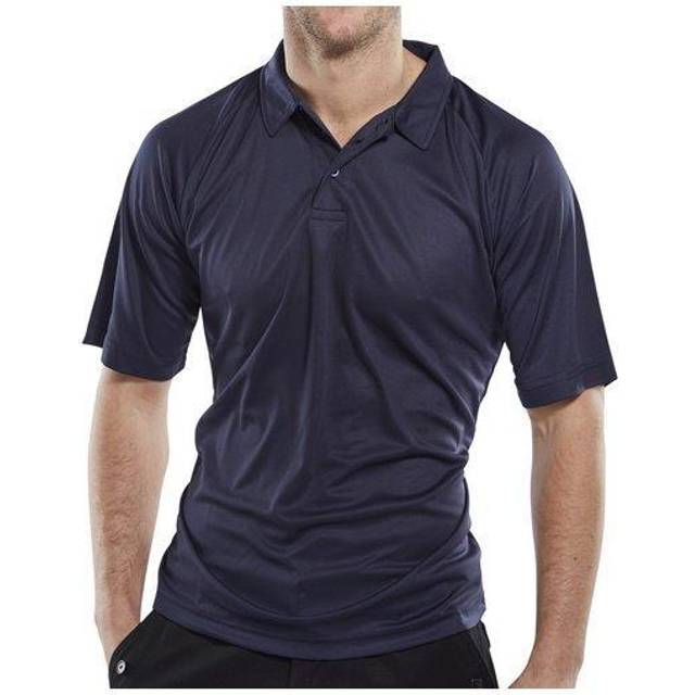 Beeswift B-COOL POLO SHIRT NAVY 4XL - Navy Blue