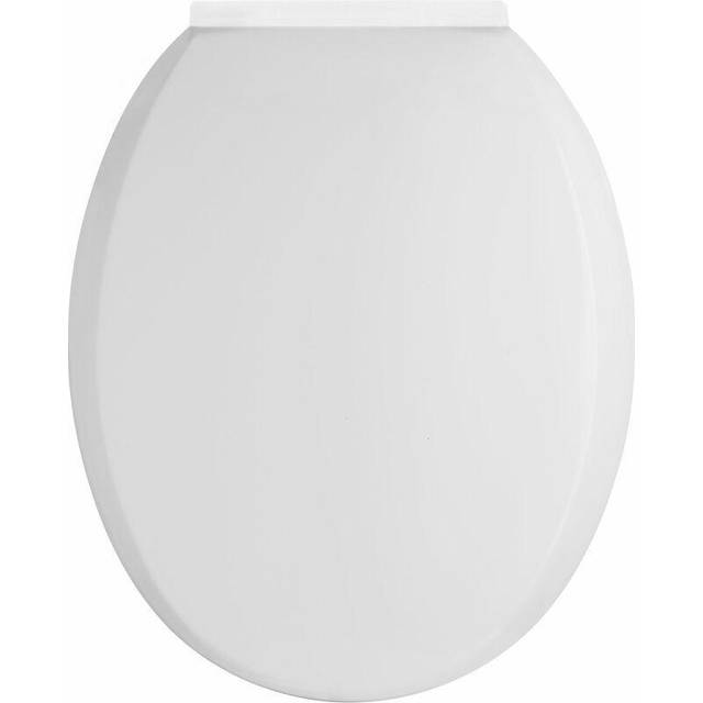 Nuie Standard Soft Close Toilet Seat - White, White