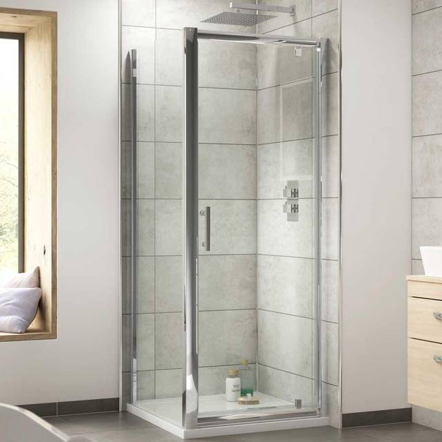 Nuie Pacific Hinged Shower Door 700mm - AQHD70