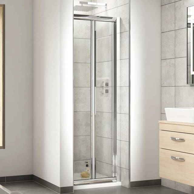 Nuie Pacific Bi-Fold Shower Door 1000mm - AQBD10