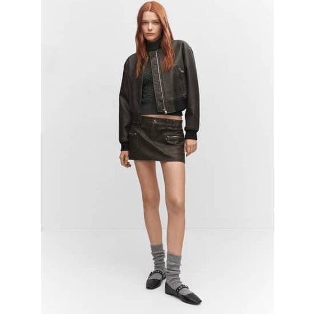Mango - Bomberjacka Jacket Fantasia - Brun