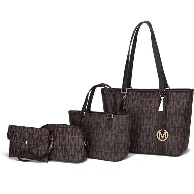MKF Collection by Mia K. MKF-BM3385CH Rylee Tote Bag, Chocolate
