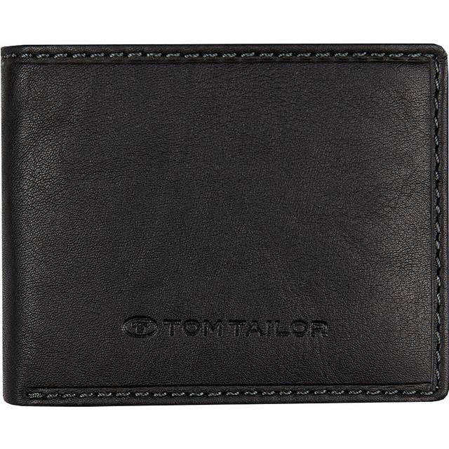 TOM TAILOR - Lary, herr, plånbok (jeansformat), svart, 11x2,5x8,5
