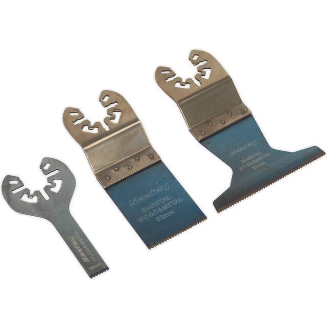 SEALEY Multi-Tool Universal Cutting Blade Set 3Pc | SMTC3 | GSF Car Parts