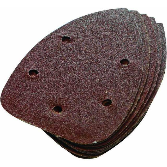 Silverline Hook & Loop Detail Sander Sheets 140mm 10pk 60 Grit