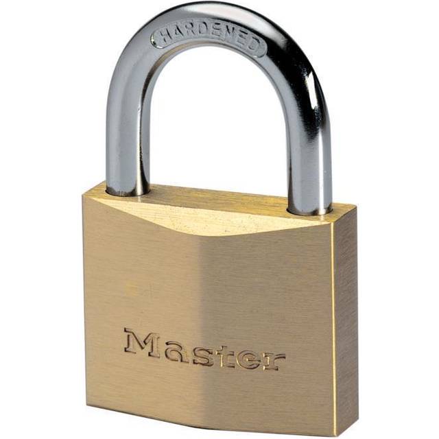 2840EURD Key Padlock with Extra Thick Solid Brass Body, Gold, 6,2 x 4 x 1,6 cm