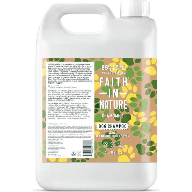 Faith in Nature Chamomile Dog Shampoo 5L