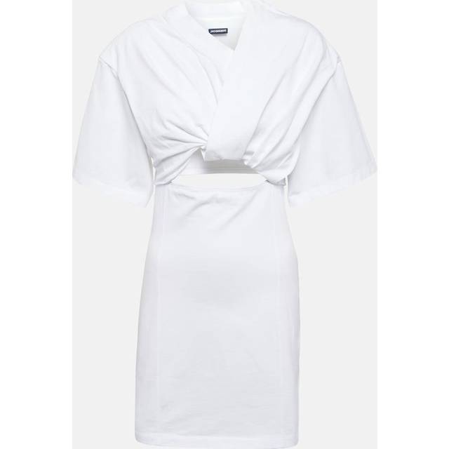 JACQUEMUS White Le Chouchou 'La Robe T-Shirt Bahia' Minidress - 100 White - S