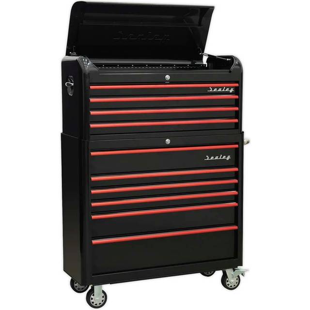 Sealey AP41COMBOBR Retro Style Extra Wide Topchest & Rollcab Combi...
