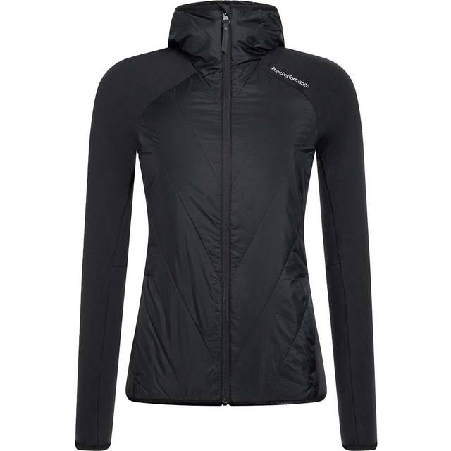 Insulated Hybrid Hood W Black (XS) - Svart (XS)
